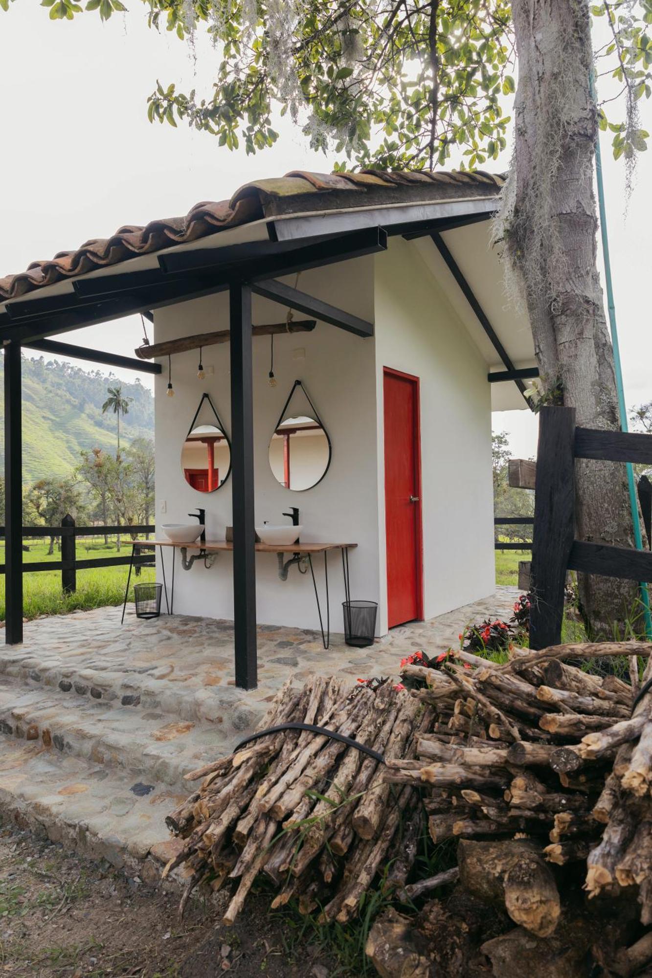 La Cabana Ecohotel - Valle Del Cocora Salento Exteriör bild